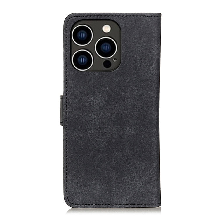 For iPhone 16 Pro Max KHAZNEH Retro Texture Leather Phone Case(Black) - iPhone 16 Pro Max Cases by PMC Jewellery | Online Shopping South Africa | PMC Jewellery | Buy Now Pay Later Mobicred