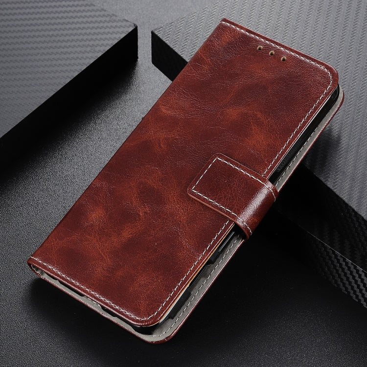 For iPhone 16 Pro Retro Crazy Horse Texture Horizontal Flip Leather Phone Case(Brown) - iPhone 16 Pro Cases by PMC Jewellery | Online Shopping South Africa | PMC Jewellery | Buy Now Pay Later Mobicred