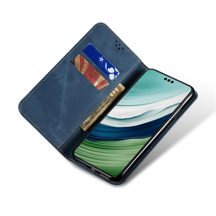 For Honor X6A Denim Texture Flip Leather Phone Case(Blue) - Honor Cases by PMC TechLife | Online Shopping South Africa | PMC TechLife