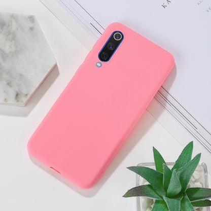 For Xiaomi Mi 9 SE Shockproof Frosted TPU Protective Case(Pink) - Xiaomi Cases by PMC Jewellery | Online Shopping South Africa | PMC Jewellery