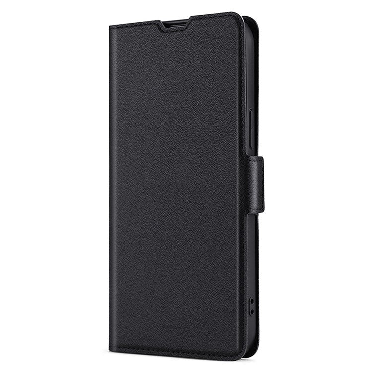 For Infinix Note 40 Pro 4G Ultra-thin Voltage Side Buckle Horizontal Flip Leather Phone Case(Black) - Infinix Cases by PMC TechLife | Online Shopping South Africa | PMC TechLife | Buy Now Pay Later Mobicred