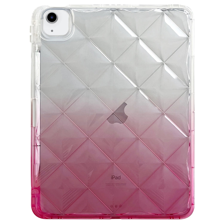 For iPad Air 11 2025 / 2024 Gradient Diamond Plaid TPU Tablet Case(Gradient Pink) - iPad Air 11 2025 / 2024 Cases by PMC Jewellery | Online Shopping South Africa | PMC Jewellery | Buy Now Pay Later Mobicred