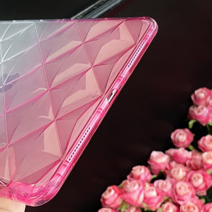 For iPad Air 11 2025 / 2024 Gradient Diamond Plaid TPU Tablet Case(Gradient Pink) - iPad Air 11 2025 / 2024 Cases by PMC Jewellery | Online Shopping South Africa | PMC Jewellery | Buy Now Pay Later Mobicred