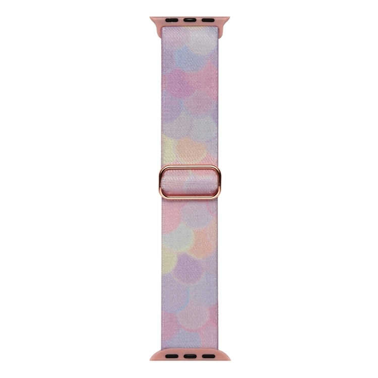 For Apple Watch Ultra 2 49mm Painted Pattern Nylon Replacement Watch Band(Symphony Bubbles) - Watch Bands by PMC Jewellery | Online Shopping South Africa | PMC Jewellery | Buy Now Pay Later Mobicred