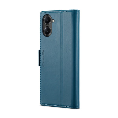 For Realme 10 Pro 5G CaseMe 023 Butterfly Buckle Litchi Texture RFID Anti-theft Leather Phone Case(Blue) - Realme Cases by CaseMe | Online Shopping South Africa | PMC Jewellery | Buy Now Pay Later Mobicred