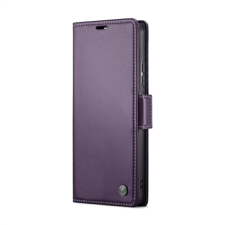 For Realme 10 Pro+ CaseMe 023 Butterfly Buckle Litchi Texture RFID Anti-theft Leather Phone Case(Pearly Purple) - Realme Cases by CaseMe | Online Shopping South Africa | PMC Jewellery | Buy Now Pay Later Mobicred