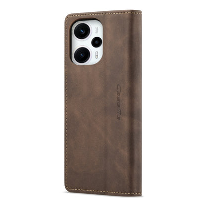 For Xiaomi Poco F5 5G/Redmi Note 12 Turbo 5G CaseMe 013 Multifunctional Horizontal Flip Leather Phone Case(Coffee) - Xiaomi Cases by CaseMe | Online Shopping South Africa | PMC Jewellery | Buy Now Pay Later Mobicred