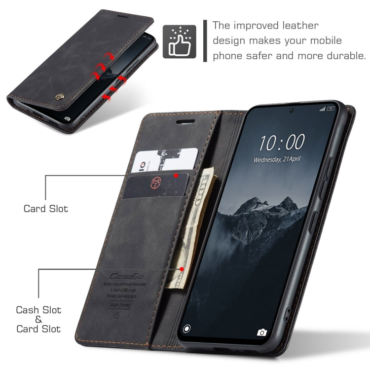 For Xiaomi Redmi Note 13 Pro 4G CaseMe 013 Multifunctional Horizontal Flip Leather Phone Case(Black) - Xiaomi Cases by CaseMe | Online Shopping South Africa | PMC Jewellery | Buy Now Pay Later Mobicred