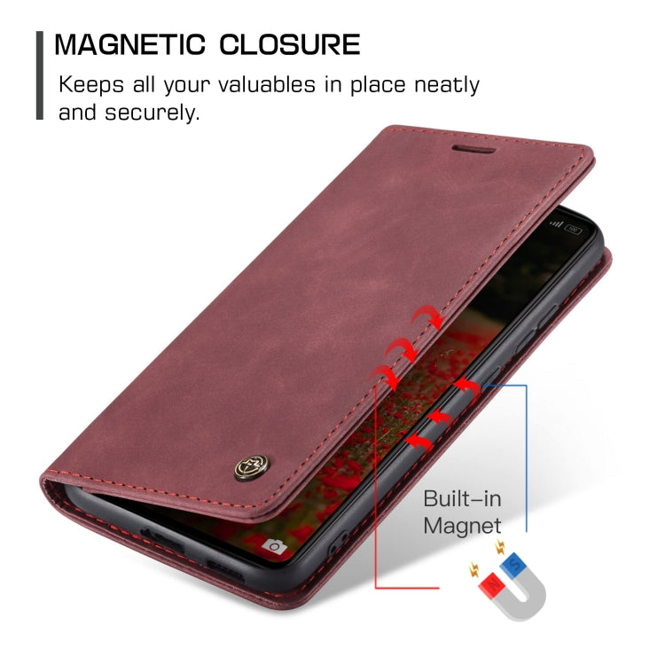 For Xiaomi Redmi Note 13 Pro 5G CaseMe 013 Multifunctional Horizontal Flip Leather Phone Case(Wine Red) - Xiaomi Cases by CaseMe | Online Shopping South Africa | PMC Jewellery | Buy Now Pay Later Mobicred