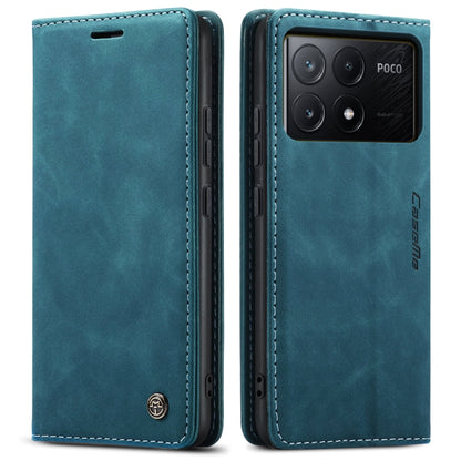 For Xiaomi Poco X6 Pro CaseMe 013 Multifunctional Horizontal Flip Leather Phone Case(Blue) - Xiaomi Cases by CaseMe | Online Shopping South Africa | PMC Jewellery | Buy Now Pay Later Mobicred