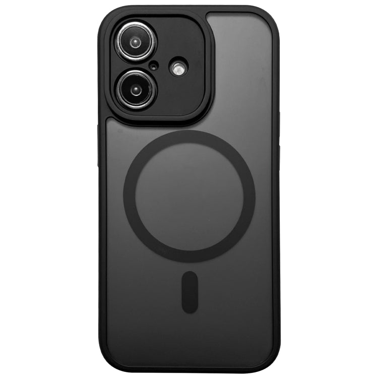 For iPhone 16 MagSafe Magnetic TPU Hybrid PC Phone Case(Black) - iPhone 16 Cases by PMC TechLife | Online Shopping South Africa | PMC TechLife | Buy Now Pay Later Mobicred