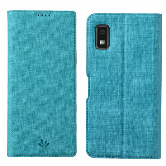 For Sharp Aquos Wish 3 ViLi DMX Series Shockproof TPU + PU Leather Magnetic Attraction Horizontal Flip Case(Blue) - More Brand by ViLi | Online Shopping South Africa | PMC Jewellery | Buy Now Pay Later Mobicred