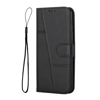 For Xiaomi Redmi K70 / K70 Pro Stitching Calf Texture Buckle Leather Phone Case(Black) - K70 Pro Cases by PMC Jewellery | Online Shopping South Africa | PMC Jewellery | Buy Now Pay Later Mobicred