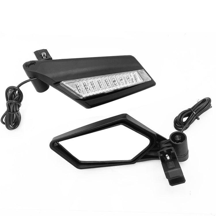 For Can-Am BRP UTV Maverick X3 Off-Road Vehicle Rearview Mirror, Model:UTV-17D With Light - Convex Mirror & Accessories by PMC TechLife | Online Shopping South Africa | PMC TechLife | Buy Now Pay Later Mobicred