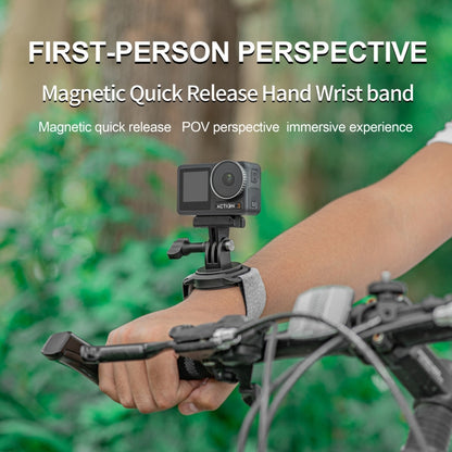 STARTRC Action Camera Magnetic POV View Bracket 2 in 1 Quick Release Headband Wristband - Head Belt by STARTRC | Online Shopping South Africa | PMC Jewellery | Buy Now Pay Later Mobicred