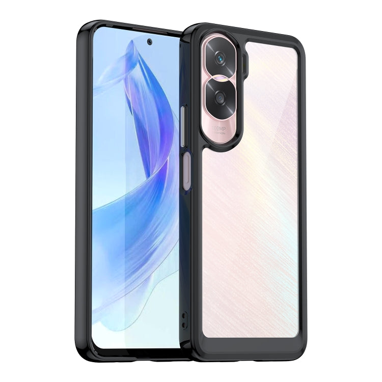 For Nothing Phone 2 Colorful Series Acrylic + TPU Phone Case(Black) - More Brand by PMC Jewellery | Online Shopping South Africa | PMC Jewellery | Buy Now Pay Later Mobicred