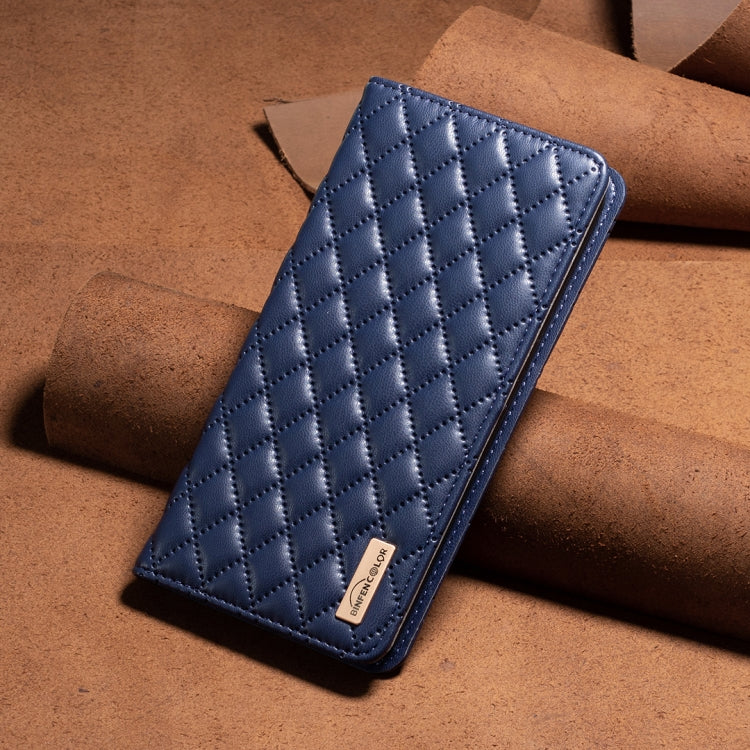 For iPhone 16 Pro Max Diamond Lattice Magnetic Leather Flip Phone Case(Blue) - iPhone 16 Pro Max Cases by PMC TechLife | Online Shopping South Africa | PMC TechLife | Buy Now Pay Later Mobicred