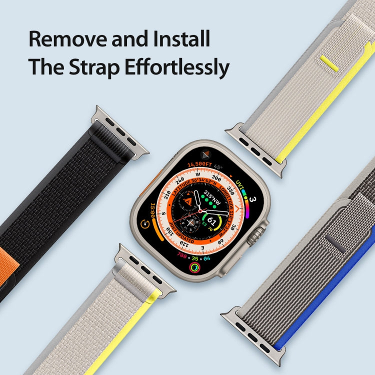 For Apple Watch 3 42mm DUX DUCIS YJ Series Nylon Watch Band(Yellow) - Watch Bands by DUX DUCIS | Online Shopping South Africa | PMC Jewellery | Buy Now Pay Later Mobicred