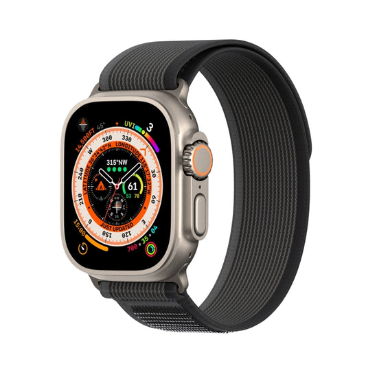 For Apple Watch 2 42mm DUX DUCIS YJ Series Nylon Watch Band(Black) - Watch Bands by DUX DUCIS | Online Shopping South Africa | PMC Jewellery | Buy Now Pay Later Mobicred