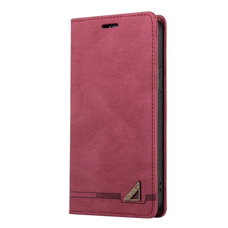 For Xiaomi Redmi 13C Skin Feel Anti-theft Brush Horizontal Flip Leather Case with Holder(Wine Red) - 13C Cases by PMC Jewellery | Online Shopping South Africa | PMC Jewellery | Buy Now Pay Later Mobicred