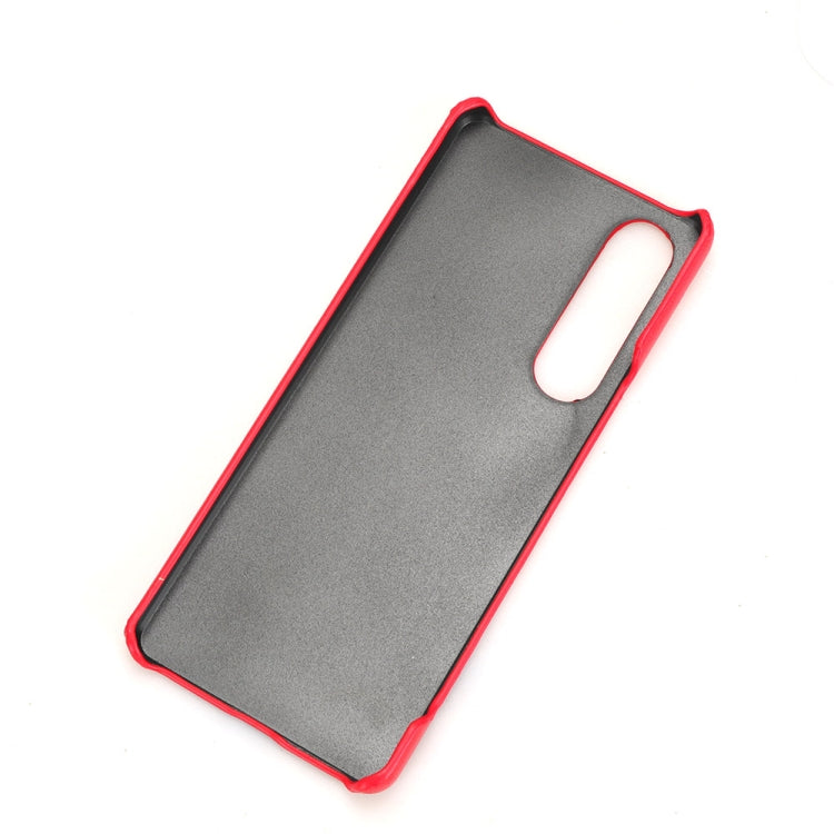 For Sony Xperia 1 V Litchi Texture Back Cover Phone Case(Grey) - Sony Cases by PMC Jewellery | Online Shopping South Africa | PMC Jewellery | Buy Now Pay Later Mobicred