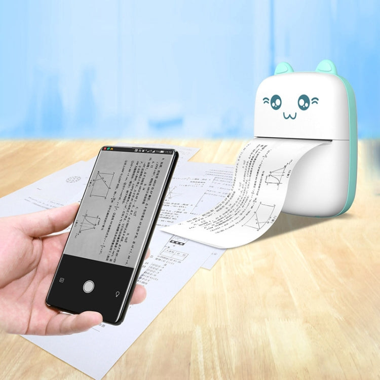 C9 Mini Bluetooth Wireless Thermal Printer With 5 Papers & 5 Sticker Papers(Blue) - Printer by PMC Jewellery | Online Shopping South Africa | PMC Jewellery | Buy Now Pay Later Mobicred