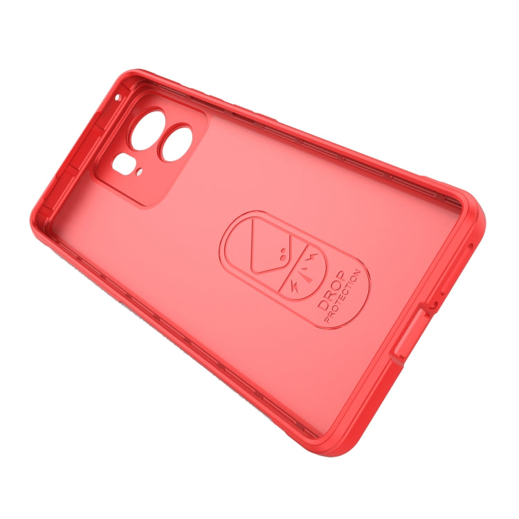 For Motorola Edge 40 5G Magic Shield TPU + Flannel Phone Case(Light Blue) - Motorola Cases by PMC TechLife | Online Shopping South Africa | PMC TechLife | Buy Now Pay Later Mobicred