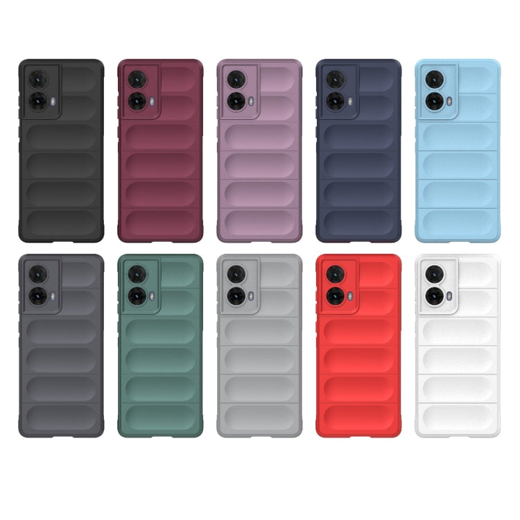 For Motorola Moto G85 5G Global Magic Shield TPU + Flannel Phone Case(Black) - free shipping - PMC TechLife - Order now!