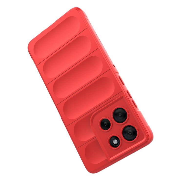 For Motorola Moto G86 5G Magic Shield TPU + Flannel Phone Case(Dark Grey) - free shipping - PMC TechLife - Order now!