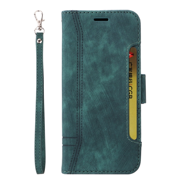 For OPPO Reno11 5G Global BETOPNICE Dual-side Buckle Leather Phone Case(Green) - Reno11 Cases by BETOPNICE | Online Shopping South Africa | PMC Jewellery | Buy Now Pay Later Mobicred