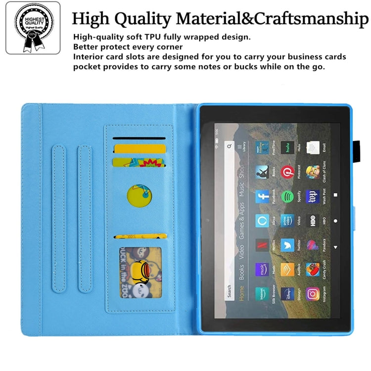 For Amazon Fire Max 11 2023 Colored Drawing Smart Leather Tablet Case(Life Tree) - Amazon by PMC TechLife | Online Shopping South Africa | PMC TechLife | Buy Now Pay Later Mobicred