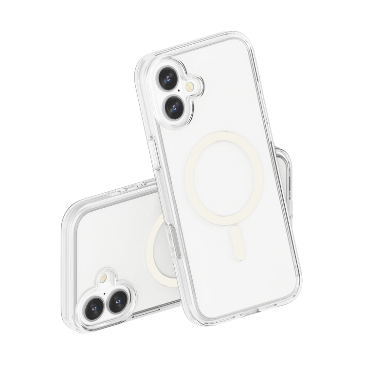 For iPhone 16 Terminator Style Transparent MagSafe Magnetic Phone Case(Transparent) - iPhone 16 Cases by PMC Jewellery | Online Shopping South Africa | PMC Jewellery | Buy Now Pay Later Mobicred