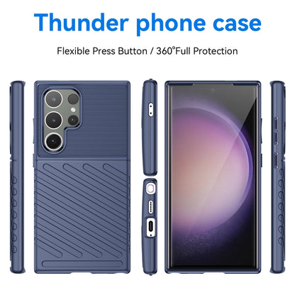 For Samsung Galaxy S24 Ultra 5G Thunderbolt Shockproof TPU Phone Case(Blue) - Galaxy S24 Ultra 5G Cases by PMC Jewellery | Online Shopping South Africa | PMC Jewellery