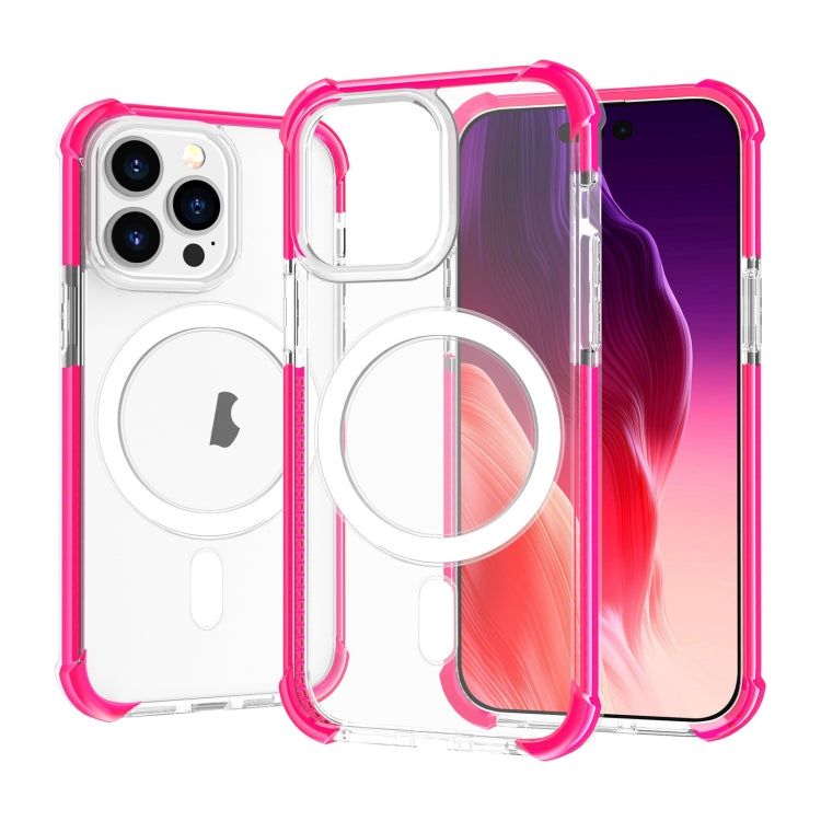 For iPhone 15 Pro Max Acrylic Magsafe Magnetic Shockproof Phone Case(Pink) - free shipping - PMC TechLife - Order now!