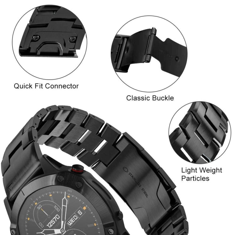 For Garmin Instinct 2X Solar Titanium Alloy Quick Release Watch Band(Titanium Gray) - Watch Bands by PMC TechLife | Online Shopping South Africa | PMC TechLife