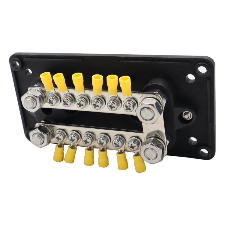 CP-3158 300A 12-48V RV Yacht Modified Double Row 12-way M6 Terminal Busbar with 12pcs Terminals - Booster Cable & Clip by PMC Jewellery | Online Shopping South Africa | PMC Jewellery | Buy Now Pay Later Mobicred