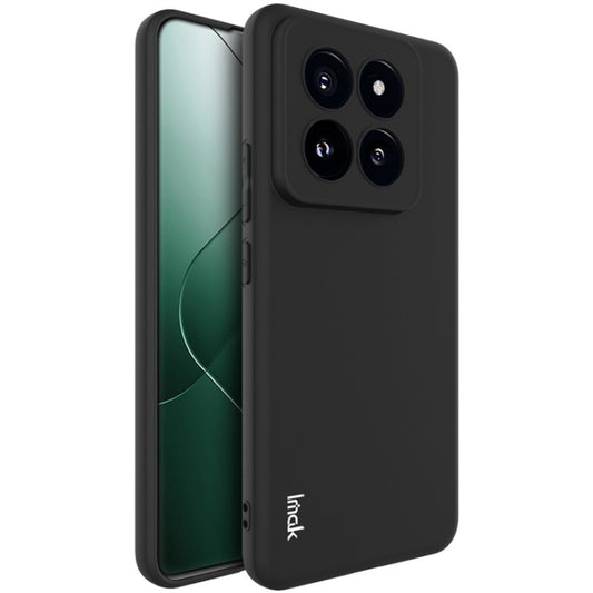 For Xiaomi 14 Pro 5G IMAK UC-3 Series Shockproof Frosted TPU Protective Phone Case(Black) - 14 Pro Cases by imak | Online Shopping South Africa | PMC Jewellery | Buy Now Pay Later Mobicred