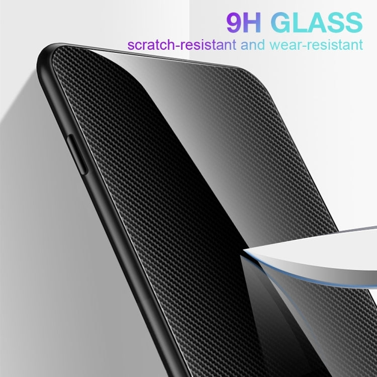 For iPhone 16 Plus Texture Gradient Glass TPU Phone Case(White) - iPhone 16 Plus Cases by PMC TechLife | Online Shopping South Africa | PMC TechLife | Buy Now Pay Later Mobicred