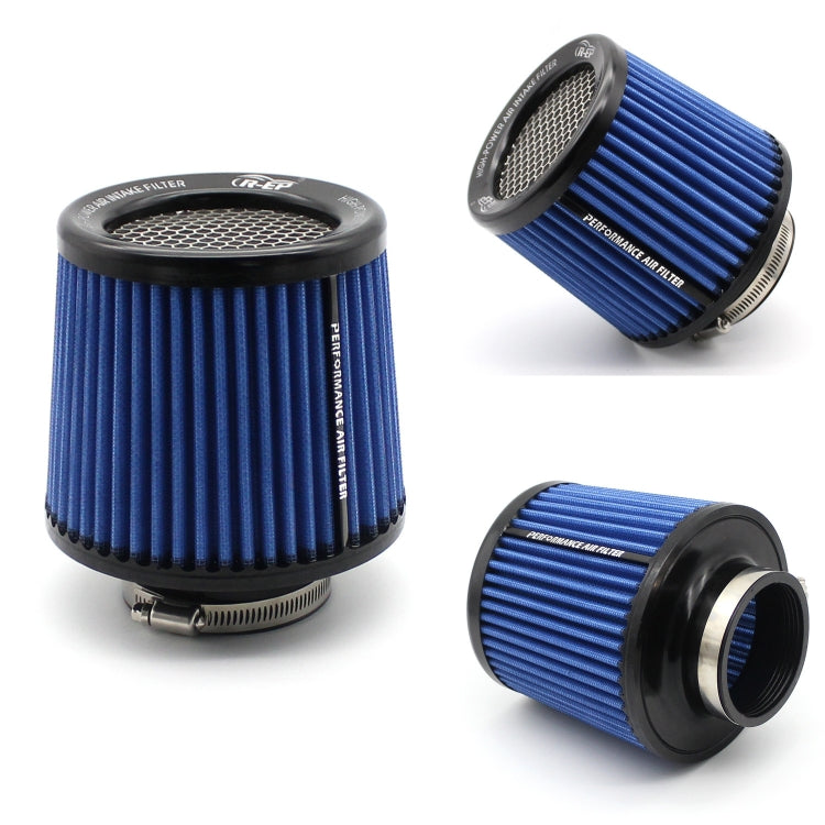 XH-UN077-079 Car High Flow Cold Cone Engine Air Intake Filter, Size:63mm(Blue) - Air Intake System by PMC TechLife | Online Shopping South Africa | PMC TechLife | Buy Now Pay Later Mobicred