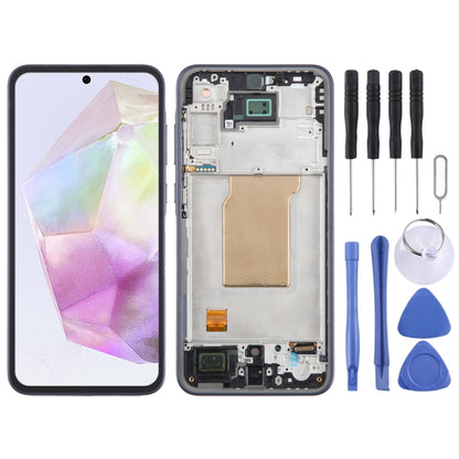 For Samsung Galaxy A35 SM-A356B Original LCD Screen Digitizer Full Assembly with Frame - LCD Screen by PMC Jewellery | Online Shopping South Africa | PMC Jewellery | Buy Now Pay Later Mobicred