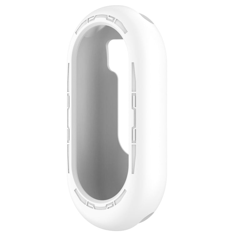 For Xiaomi Mi Band 8 Pure Color Silicone Watch Protective Case(White) - Watch Cases by PMC Jewellery | Online Shopping South Africa | PMC Jewellery