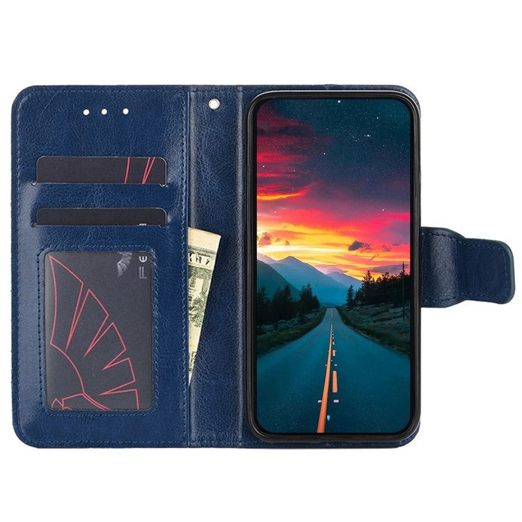 For Huawei Pura 70 Ultra 5G Crystal Texture Leather Phone Case(Royal Blue) - Huawei Cases by PMC Jewellery | Online Shopping South Africa | PMC Jewellery | Buy Now Pay Later Mobicred