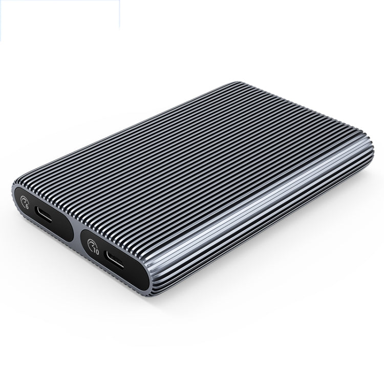 ORICO AM2C3-2SN Dual-bay M.2 NVME + SATA SSD Enclosure(Grey) - HDD Enclosure by ORICO | Online Shopping South Africa | PMC Jewellery | Buy Now Pay Later Mobicred