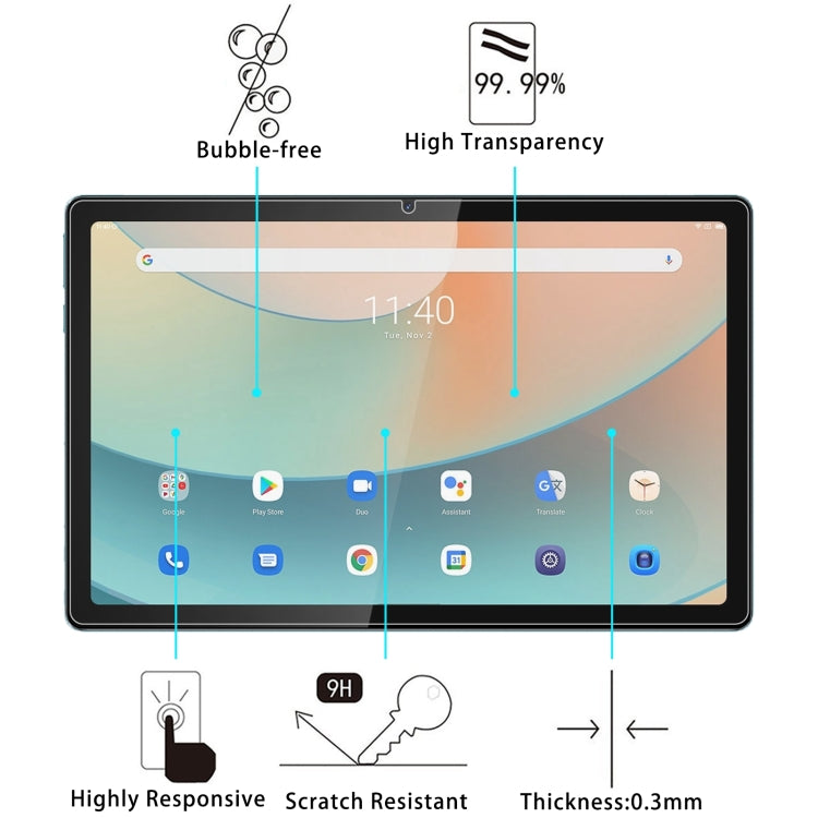 For Blackview Tab 11 2pcs 9H 0.3mm Explosion-proof Tempered Glass Film - Others by PMC TechLife | Online Shopping South Africa | PMC TechLife