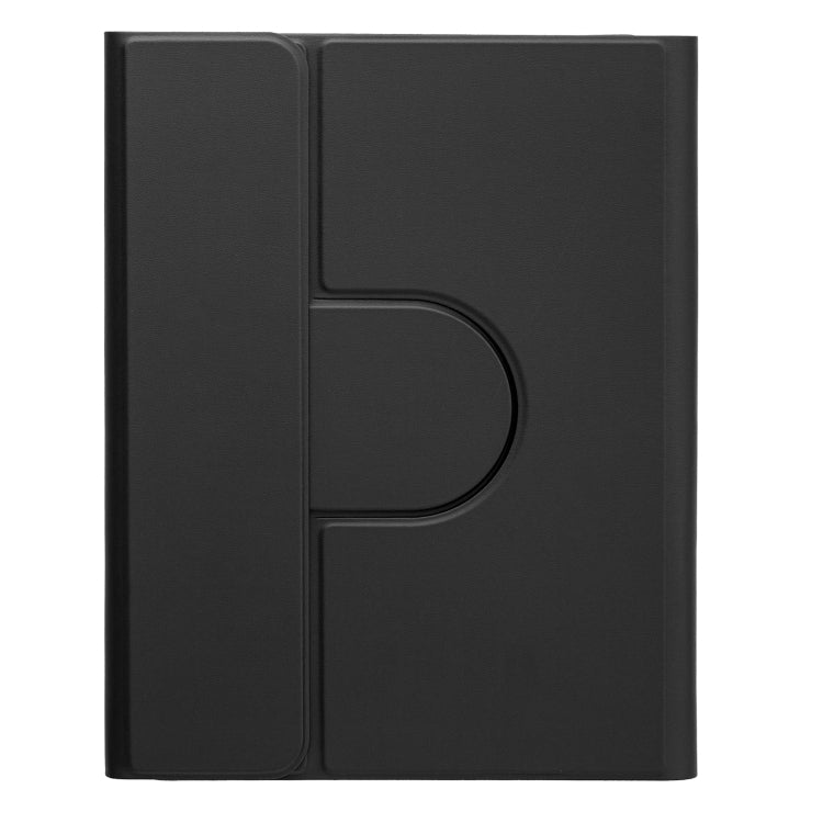 For iPad Air 2022 / iPad Pro 11 2021 Square Button 360 Degree Rotatable Bluetooth Keyboard Leather Case(Black) - Universal by PMC TechLife | Online Shopping South Africa | PMC TechLife