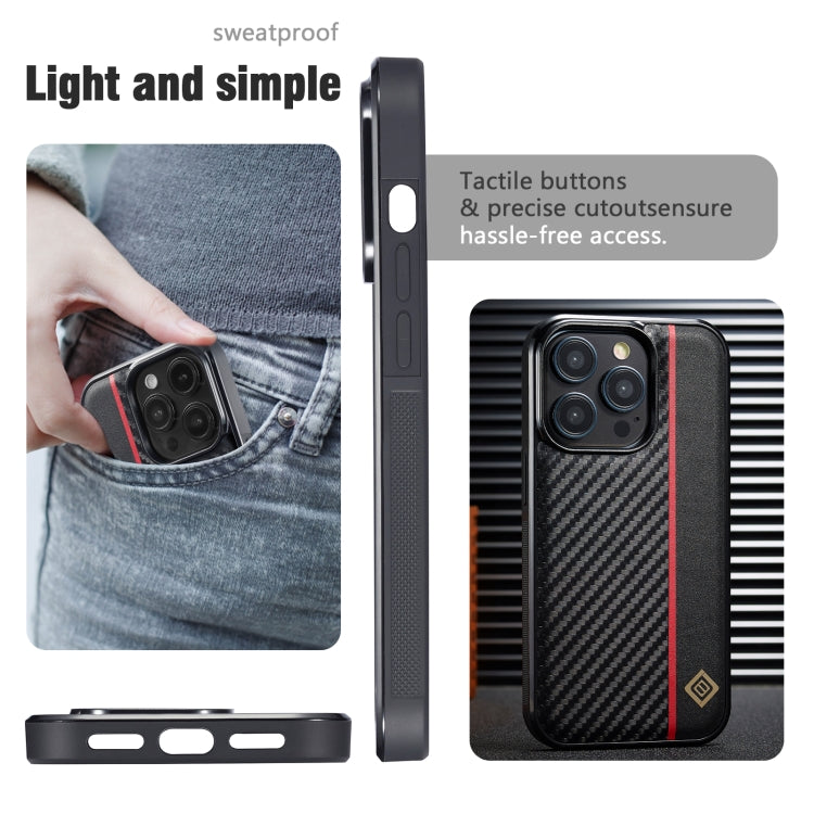 For Samsung Galaxy S23 LC.IMEEKE 3 in 1 Carbon Fiber Texture Shockproof Phone Case(Black) - Galaxy Phone Cases by LC.IMEEKE | Online Shopping South Africa | PMC Jewellery