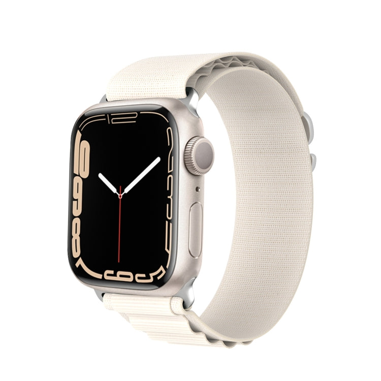 For Apple Watch SE 2022 40mm DUX DUCIS GS Series Nylon Loop Watch Band(Starlight) - Watch Bands by DUX DUCIS | Online Shopping South Africa | PMC Jewellery | Buy Now Pay Later Mobicred