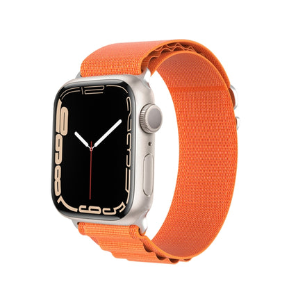 For Apple Watch SE 40mm DUX DUCIS GS Series Nylon Loop Watch Band(Orange) - Watch Bands by DUX DUCIS | Online Shopping South Africa | PMC Jewellery | Buy Now Pay Later Mobicred