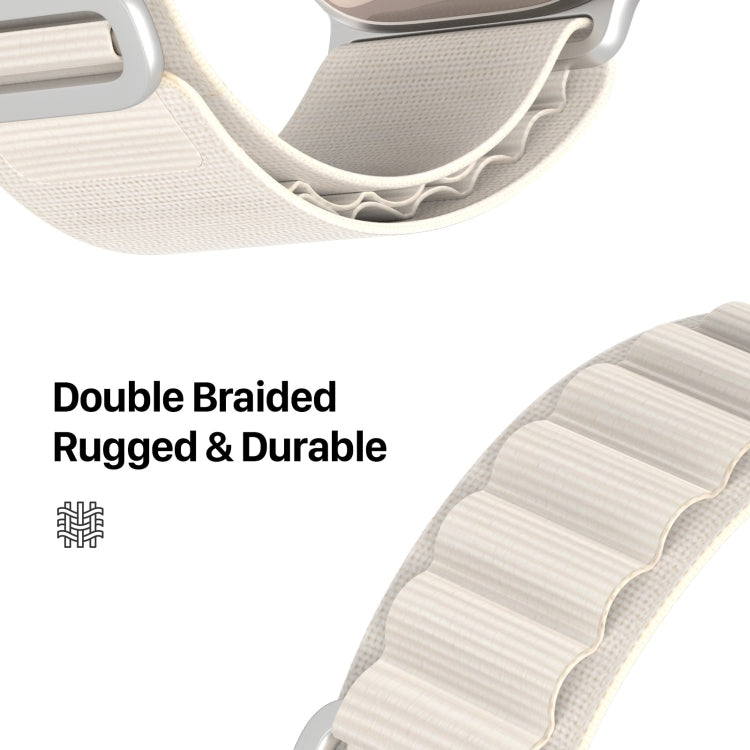 For Apple Watch Ultra 2 49mm DUX DUCIS GS Series Nylon Loop Watch Band(Starlight) - Watch Bands by DUX DUCIS | Online Shopping South Africa | PMC Jewellery | Buy Now Pay Later Mobicred