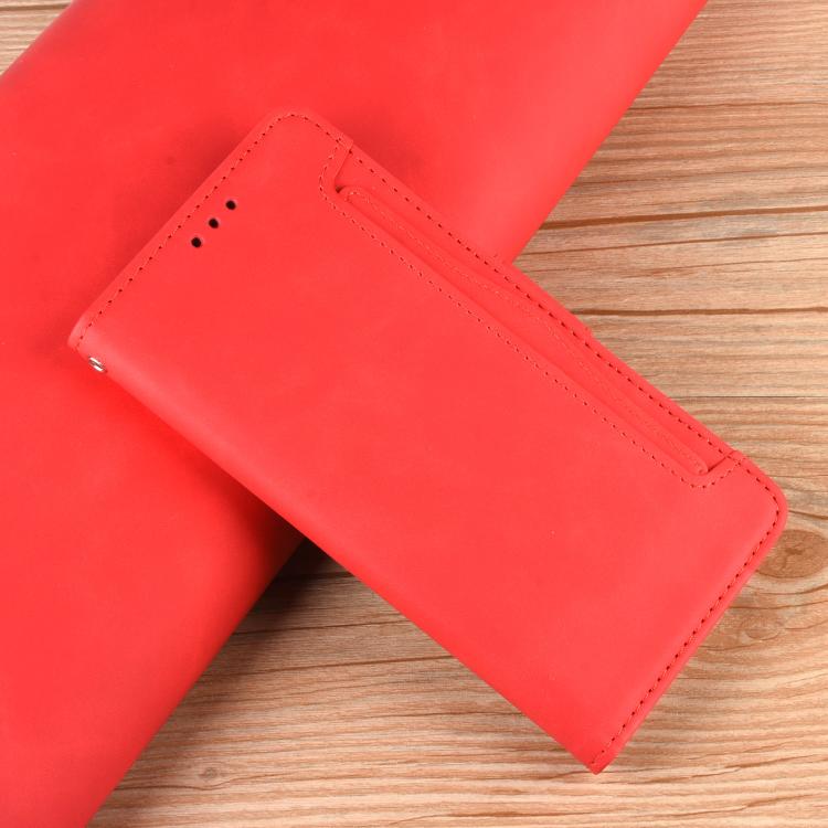 For Ulefone Note 20 Pro Skin Feel Calf Texture Card Slots Leather Phone Case(Red) - Ulefone Cases by PMC TechLife | Online Shopping South Africa | PMC TechLife | Buy Now Pay Later Mobicred